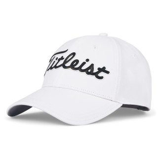 Titleist, czapka golfowa Players Perfomance z markerem, kolor biało-czarna
