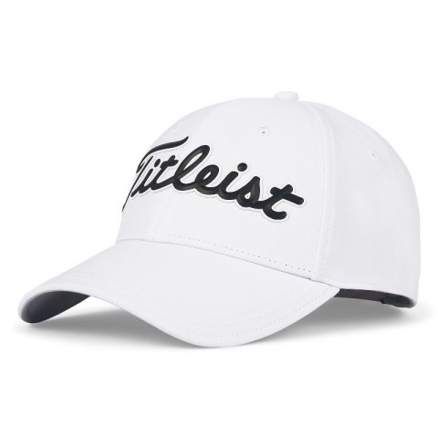 Titleist, czapka golfowa Players Perfomance z markerem, kolor biało-czarna