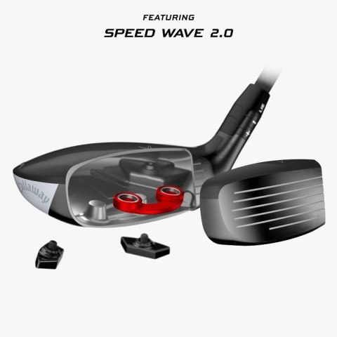 Callaway, kij golfowy hybryda Quantum Max Fast H5, grafit szaft Vanquish 40, Regular