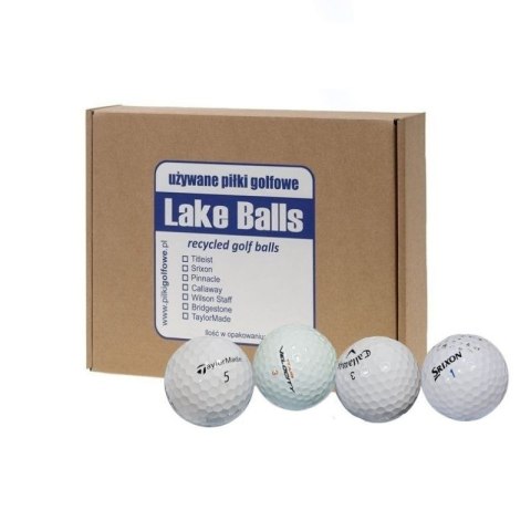 Lakeballs, piłki golfowe różnych marek, używane piłki do golfa, (24 szt) kat. C-D