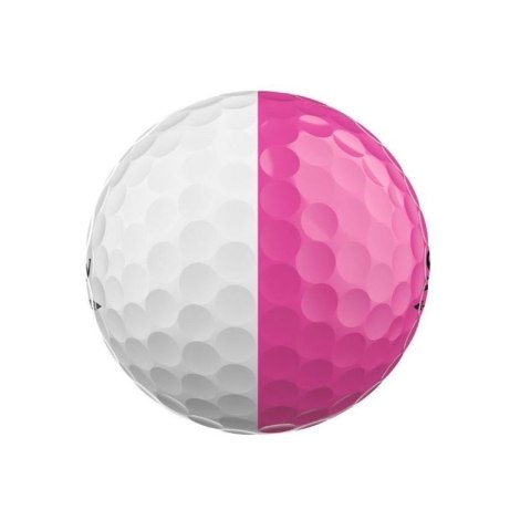 Srixon, piłki golfowe Q-STAR TOUR DIVIDE6, kolory biało-różowe, 12 szt
