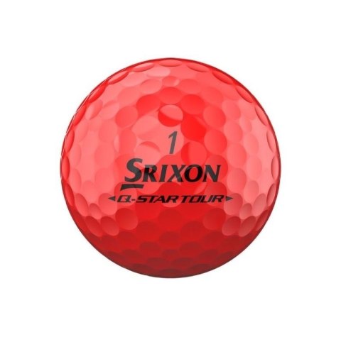 Srixon, piłki golfowe Q-STAR TOUR DIVIDE6, kolory zółto-czerwone, 12 szt