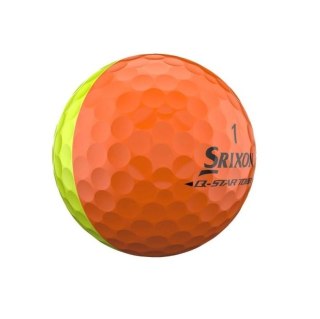 Srixon, piłki golfowe Q-STAR TOUR DIVIDE6, kolory zółto-pomarańczowe, 12 szt