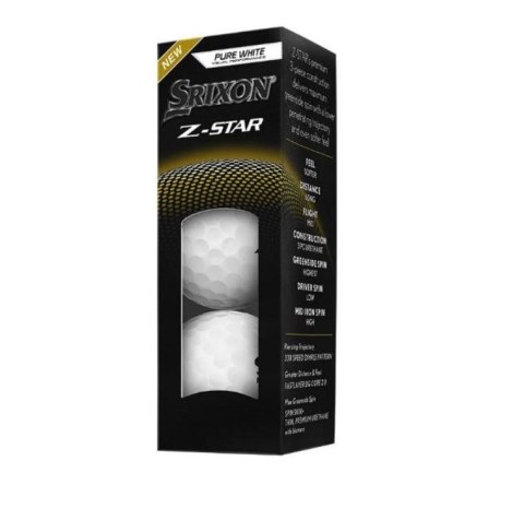 Srixon, piłki golfowe Z-STAR9, model-9, kolor biały, 12 sztuk