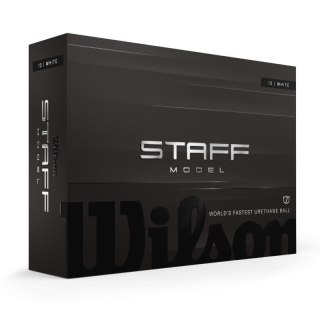 Wilson, piłki golfowe Staff Model 2026, kolor biały, 12 sztuk