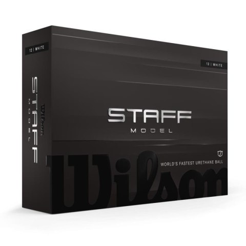 Wilson, piłki golfowe Staff Model 2026, kolor biały, 12 sztuk