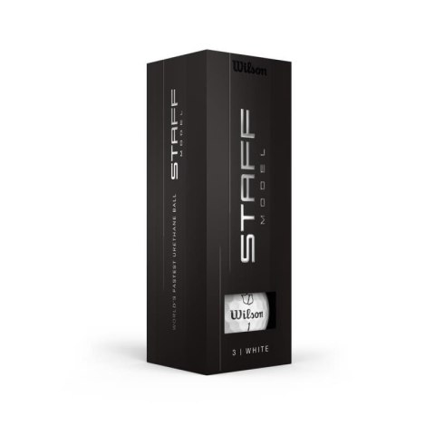 Wilson, piłki golfowe Staff Model 2026, kolor biały, 12 sztuk