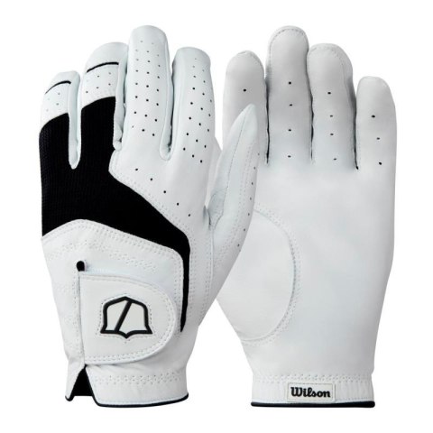 Wilson, rękawica golfowa CONFORM, mod. 2025, męska rozmiar XL, golfista leworęczny, biała, cabretta
