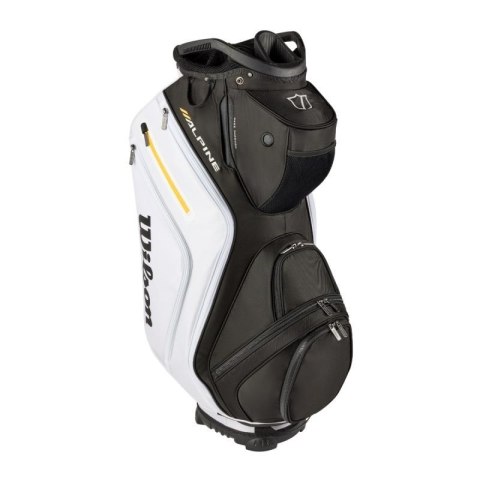 Wilson, torba golfowa Alpine (cartbag na wózek), czarno-biało-pomarańczowa