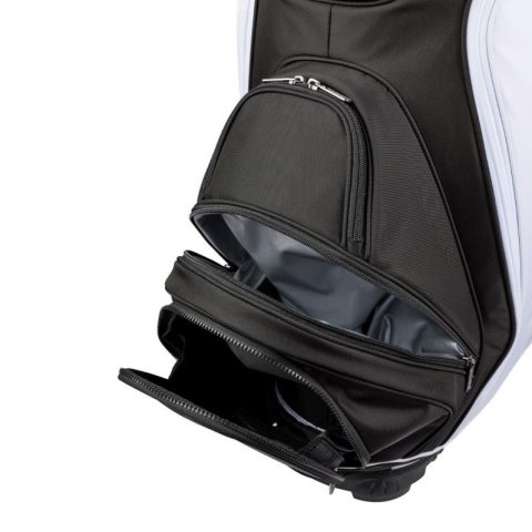 Wilson, torba golfowa Alpine (cartbag na wózek), czarno-biało-pomarańczowa