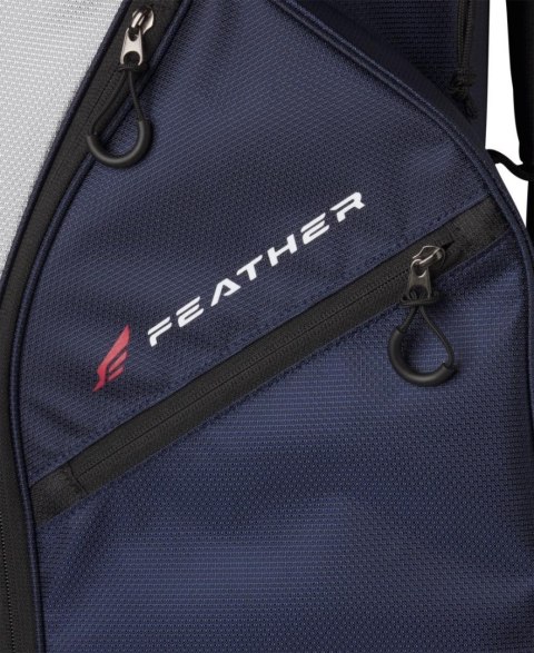 Wilson, torba golfowa Feather (typ cartbag na wózek) granatowo-srebrna