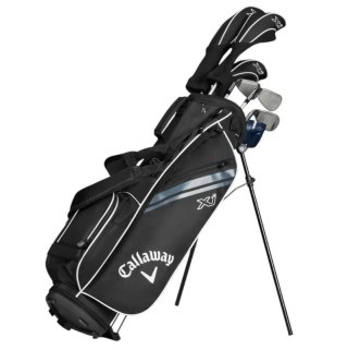 Callaway, zestaw kijów do golfa XJ-3 dla juniorów, 7 kijów z torbą na nóżkach, czarny, grafit set