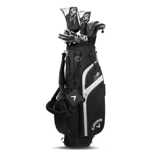 Callaway, zestaw kijów golfowych CALLAWAY XR-26 (12 kijów z torbą standbag, czarno-srebrna, szafty grafitowe, regular, leworęczn