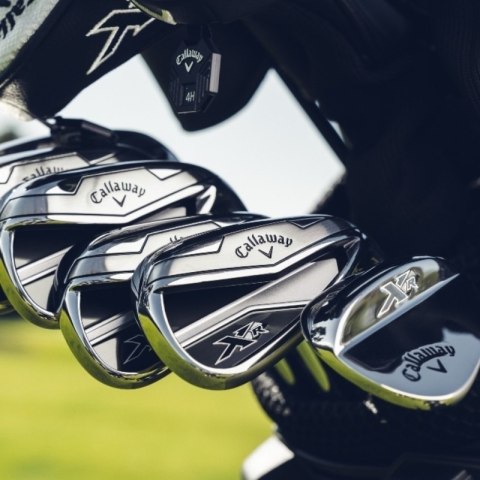 Callaway, zestaw kijów golfowych CALLAWAY XR-26 (12 kijów z torbą standbag, czarno-srebrna, szafty grafitowe, regular, leworęczn