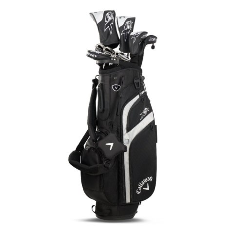 Callaway, zestaw kijów do golfa model XR-26 (12 kijów z torbą typ standbag), irony na staloowych szaftach regular, dla golfisty 