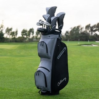 Callaway, zestaw kijów do golfa REVA 26, damski, 10 kijów z torbą cartbag kolor czarno-srebrny, grafit set