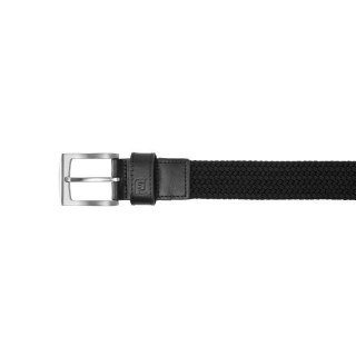 Pasek golfowy FootJoy pleciony Essential, czarny, Regular, 76-89 cm