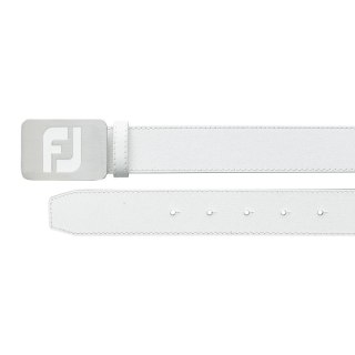 Pasek golfowy FootJoy skórzany, biały