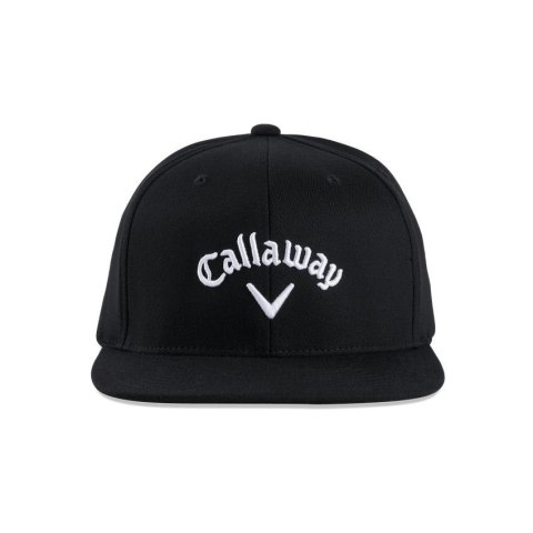 Callaway, czapka golfowa FLAT BILL (czarna), płaski daszek