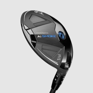 Callaway, kij golfowy fairway wood PARADYM Ai SMOKE Triple Diamond FW3 (15 stopni, szaft Denali 80, Stiff)