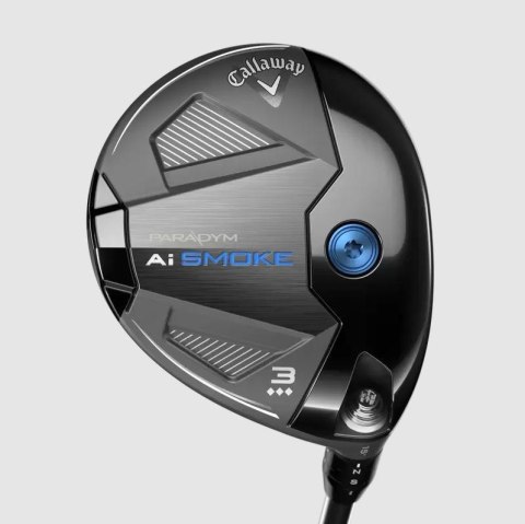 Callaway, kij golfowy fairway wood PARADYM Ai SMOKE Triple Diamond FW3 (15 stopni, szaft Denali 80, Stiff)