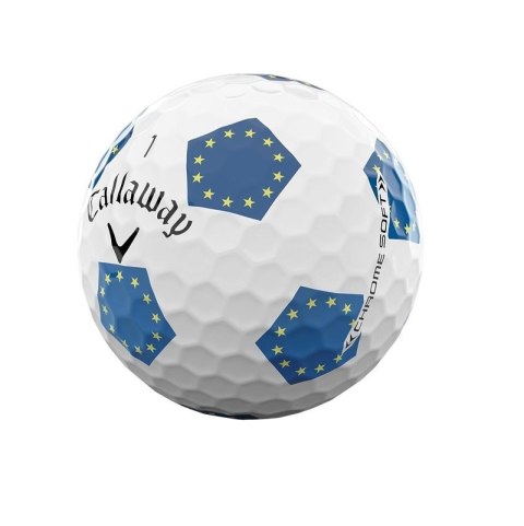 CALLAWAY, piłki golfowe CHROME SOFT 2022 (Truvis Team Europe, 12 szt.)