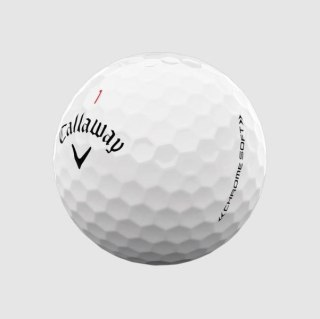 CALLAWAY, piłki golfowe CHROME SOFT 2022 (białe, 3 szt.)