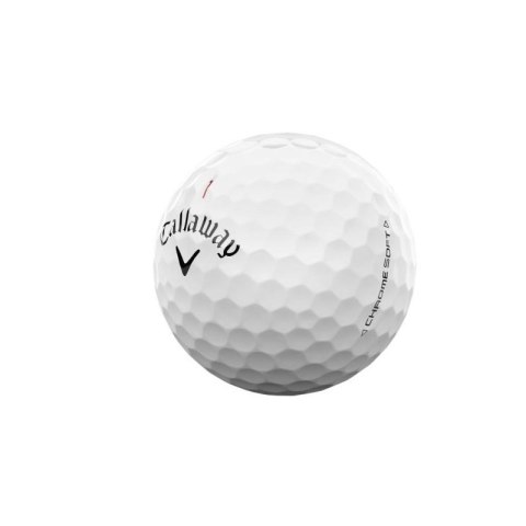 CALLAWAY, piłki golfowe CHROME SOFT 2024 (białe, 3 szt.)