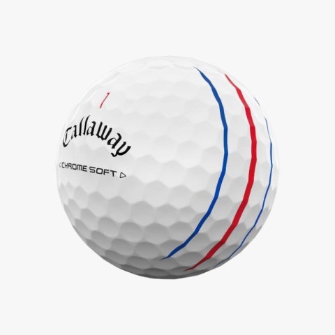 Callaway, piłki golfowe CHROME SOFT 2024 (białe, TripleTrack, 3 szt)