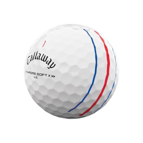 Callaway, piłki golfowe CHROME SOFT X LS Triple Track, 22 (białe, 12 szt.)