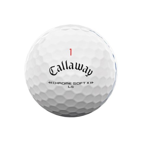 Callaway, piłki golfowe CHROME SOFT X LS Triple Track, 22 (białe, 12 szt.)