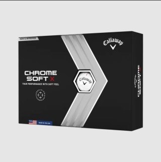 Callaway, piłki golfowe CHROME SOFT X (białe, 12 szt)