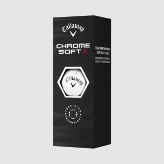 Callaway, piłki golfowe CHROME SOFT X (białe, 12 szt)