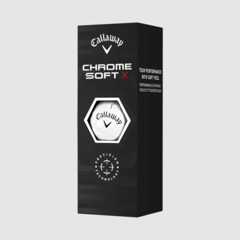 Callaway, piłki golfowe CHROME SOFT X (białe, 12 szt)