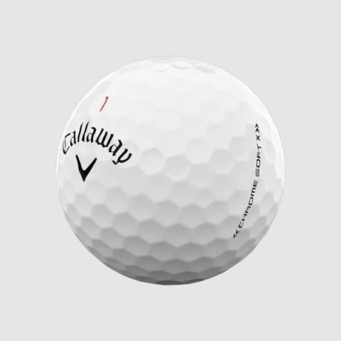 Callaway, piłki golfowe CHROME SOFT X (białe, 12 szt)