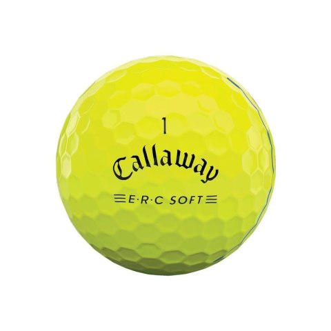 Callaway, piłki golfowe ERC SOFT Triple Track (żółte, 3 szt.)