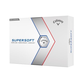 Callaway, piłki golfowe SUPERSOFT 2023 (białe, 12 szt)