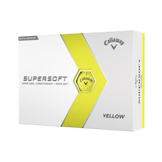 Callaway, piłki golfowe SUPERSOFT 2023 (jaskrawo żółte, 12 szt)