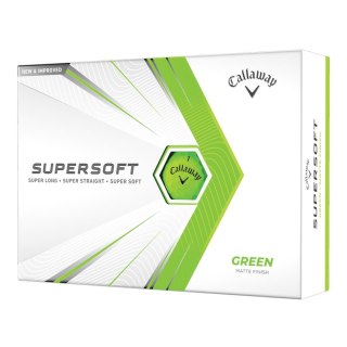 Callaway, piłki golfowe SUPERSOFT 2023 (jasno zielony mat, 12 szt.)