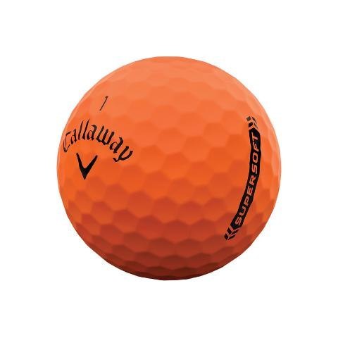 Callaway, piłki golfowe SUPERSOFT 2023 (pomarańczowy mat, 12 szt)