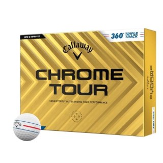 Callaway, piłki golfowe Chrome Tour Triple Track (białe, TripleTrack, 12 szt.)