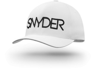 SNYDER, Czapka golfowa Delta White L/XL, YUPOONG, FLEXFIT