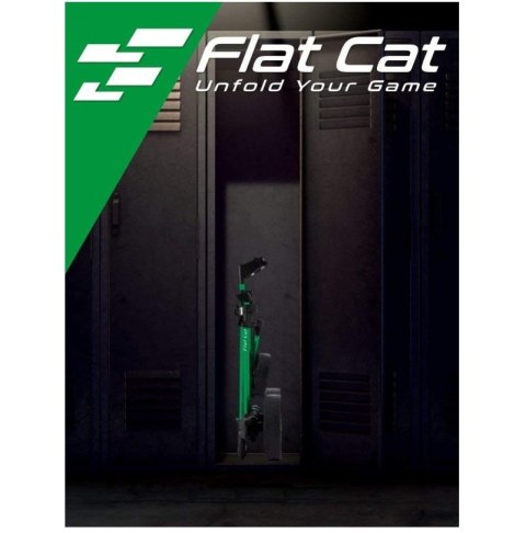 FLAT CAT, Elektryczny wózek golfowy Touch Tigerline, składany na płasko (srebrny)