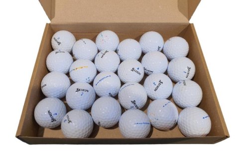 Srixon, lakeballs AD333, używane piłki do golfa, (24 szt) kat. B