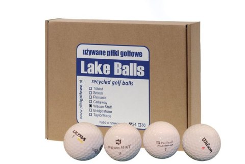 Wilson, lakeballs (mix), używane piłki do golfa (24 szt) kat. A