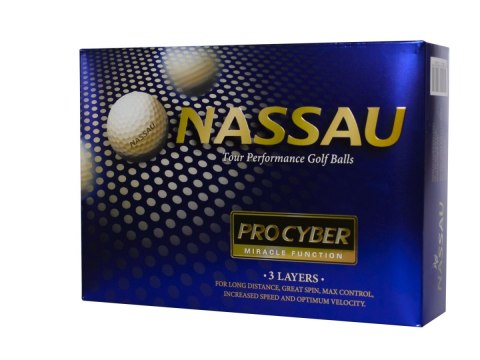 NASSAU, piłki golfowe PRO CYBER (różowe, 12 szt.) NASSAU, piłki golfowe PRO CYBER (różowe, 12 szt.)