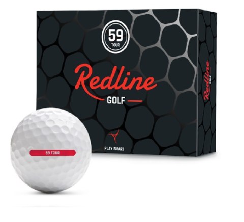 REDLINE, piłki golfowe 59 Tour (białe, 12 szt.)