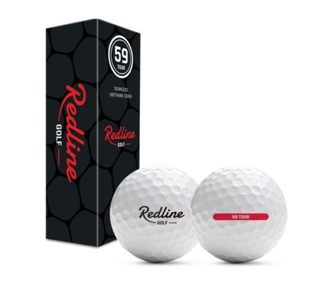 REDLINE, piłki golfowe 59 Tour (białe, 12 szt.)