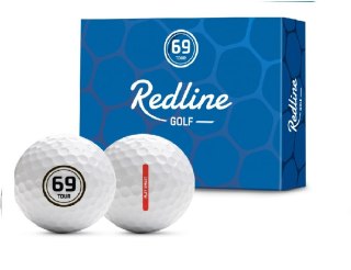 REDLINE, piłki golfowe 69 Tour (białe, 12 szt.)