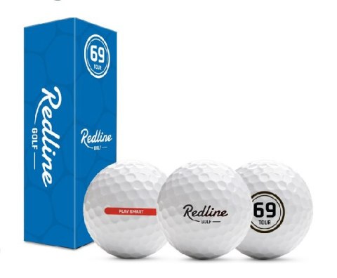 REDLINE, piłki golfowe 69 Tour (białe, 12 szt.) REDLINE, piłki golfowe 69 Tour (białe, 12 szt.)
